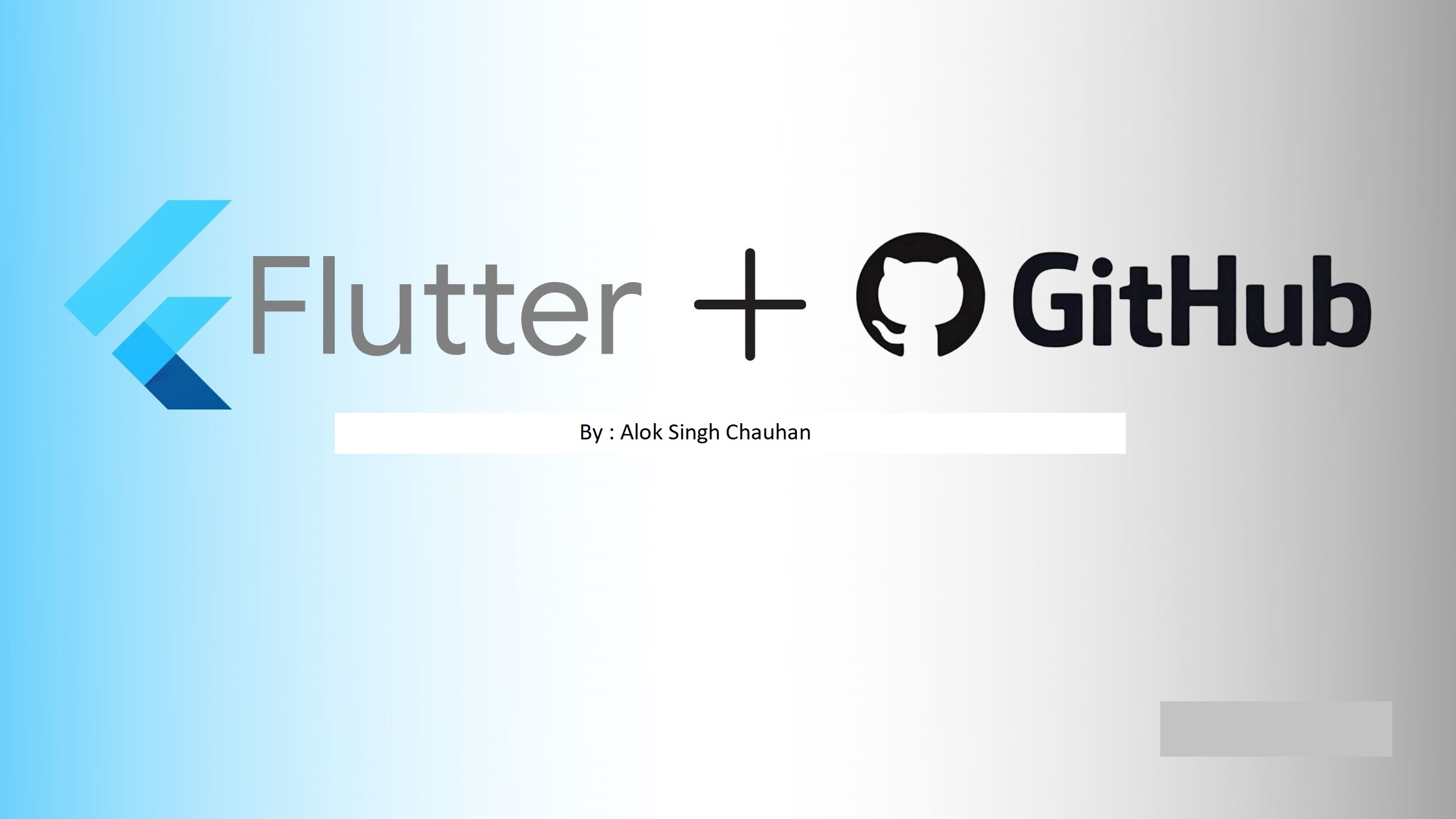 How to connect a flutter project to GitHub